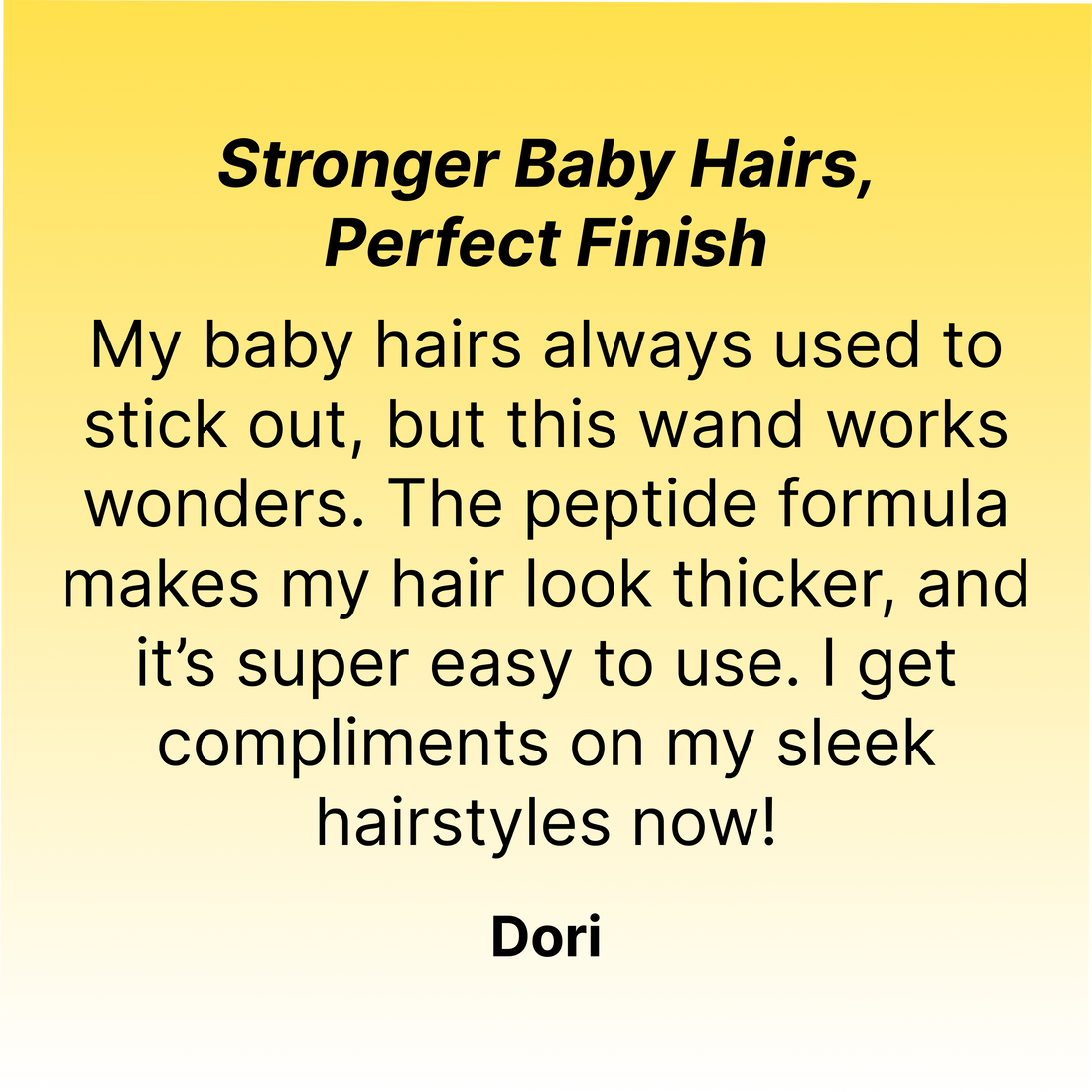 Baby Hair Fly-Away Wand